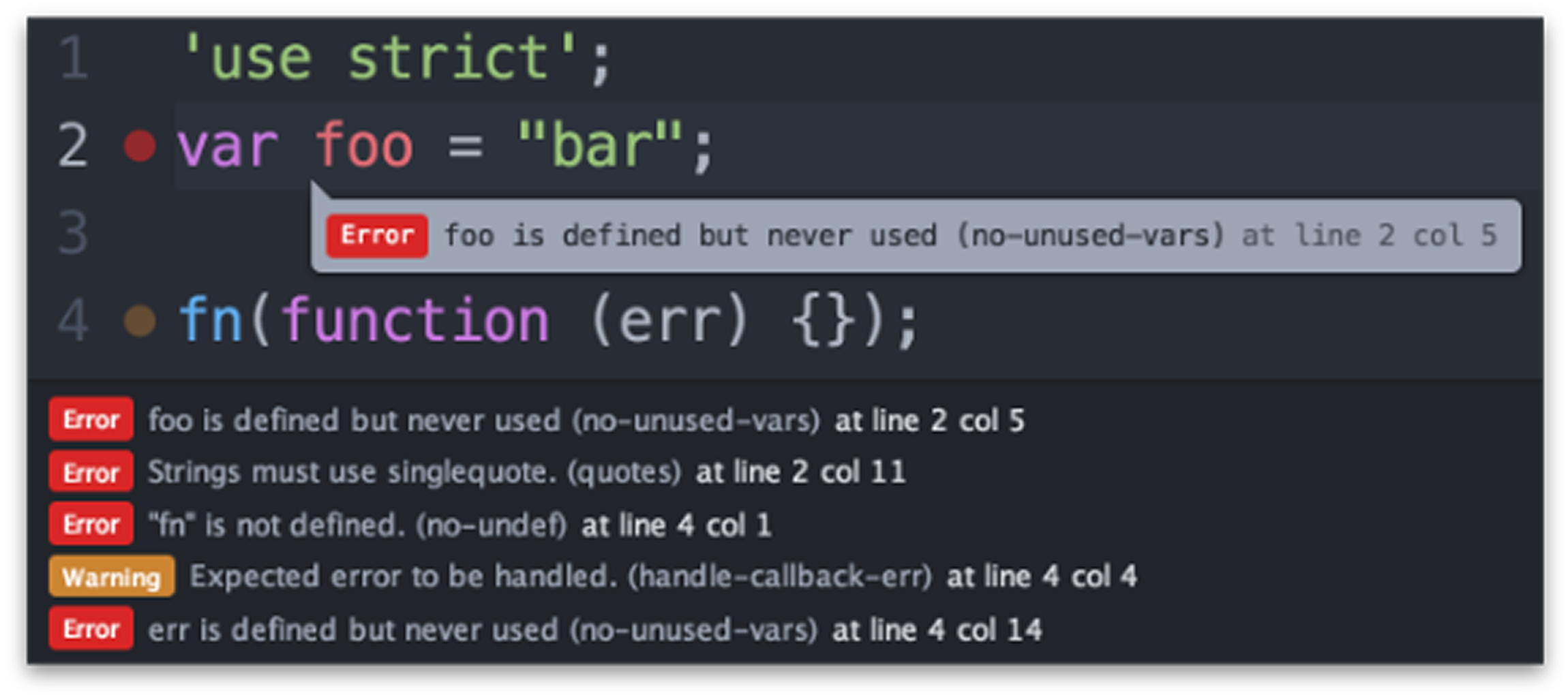 Coding Linter